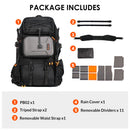 TARION PB-02 Camera Backpack (30L, Black)