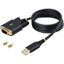StarTech USB-A 2.0 to DB9 RS-232 Serial Adapter Cable with DB9 Nut Set (3.3')