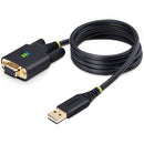StarTech USB-A 2.0 to DB9 RS-232 Null Modem Serial Adapter Cable with DB9 Nut Set (3.3')