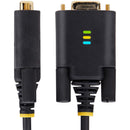 StarTech USB-A 2.0 to DB9 RS-232 Null Modem Serial Adapter Cable with DB9 Nut Set (3.3')