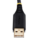 StarTech USB-A 2.0 to DB9 RS-232 Null Modem Serial Adapter Cable with DB9 Nut Set (3.3')