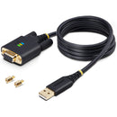 StarTech USB-A 2.0 to DB9 RS-232 Null Modem Serial Adapter Cable with DB9 Nut Set (3.3')