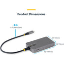 StarTech USB-C to 4-Port USB-A 3.2 Gen 1 Hub (Space Gray)