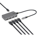 StarTech USB-C to 4-Port USB-A 3.2 Gen 1 Hub (Space Gray)