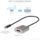 StarTech USB-C Thunderbolt 3 to DisplayPort 1.4 Adapter Dongle (12")