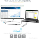 StarTech USB-C Thunderbolt 3 to DisplayPort 1.4 Adapter Dongle (12")