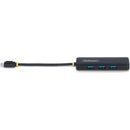 StarTech USB-C to 4-Port USB-A 3.2 Gen 1 Mini Hub (Black)