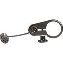 Ambient Recording QAPL30-TX-M QPslim Boom Pole Adapter for Plug-On Transmitters (3-Pin XLR, Black Cable Caps)
