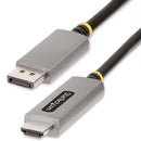 StarTech DisplayPort 1.4 to HDMI 2.1 8K Adapter Cable (6.6', Space Gray)