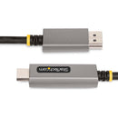 StarTech DisplayPort 1.4 to HDMI 2.1 8K Adapter Cable (6.6', Space Gray)