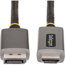 StarTech DisplayPort 1.4 to HDMI 2.1 8K Adapter Cable (6.6', Space Gray)