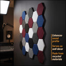 Auray Hexagonal Acoustic Panels (Black, 12-Pack)