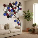 Auray Hexagonal Acoustic Panels (Black Marbled, 12-Pack)