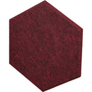 Auray Hexagonal Acoustic Panels (Burgundy, 12-Pack)