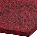 Auray Hexagonal Acoustic Panels (Burgundy, 12-Pack)