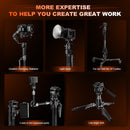 COMAN M1MINI Carbon Fiber Monopod with V1 Fluid Head