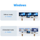 Lemorele TC100 13-in-1 Dual HDMI, VGA, USB-C Docking Station