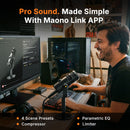 maono PD100 GEN2 USB/XLR Dynamic Microphone Kit with Desktop Stand