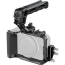 SmallRig 5766B Camera Cage Kit with Top Handle and Cold Shoe for Canon EOS R50 V (Black)