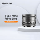 Brightin Star 35mm f/1.4 Lens (L-Mount, Silver)