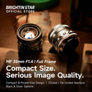 Brightin Star 35mm f/1.4 Lens (Canon RF, Silver)