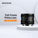 Brightin Star 35mm f/1.4 Lens (Nikon Z, Black)