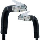 Pearstone Flexus Cat 6 Patch Cable (Black, 1')