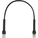 Pearstone Flexus Cat 6 Patch Cable (Black, 1', 25-Pack)