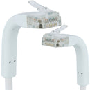 Pearstone Flexus Cat 6 Patch Cable (White, 0.5')