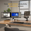 Mount-It! Laptop Mount with Pole and Gas Spring Arm for Desktops