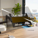 Mount-It! Laptop Mount with Pole and Gas Spring Arm for Desktops