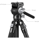 SmallRig CT-22 Portable Carbon Fiber Tripod System for Action Cameras