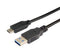 L-COM CAU31CA-3M USB Cable, Type A Plug to Type C Plug, 3 m, 9.8 ft, USB 3.0, Black