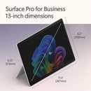 Microsoft 13" Surface Pro for Business Copilot+ PC (12th Edition, Platinum, Wi-Fi Only)