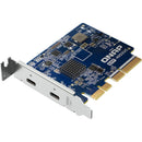 QNAP QXP-40G2UC 2-Port USB4 PCIe 4.0 Expansion Card