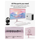 Pixio PX275 Wave Go 27" 1440p HDR 100 Hz Gaming Monitor (Pink)