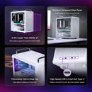 Cooler Master QUBE 340 Micro-ATX Tower Case (White)