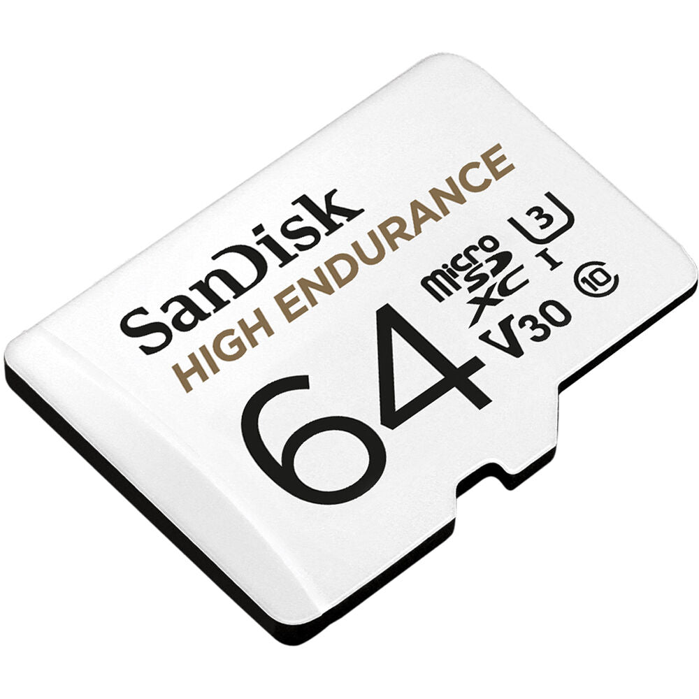 Buy in India SANDISK 64GB High Endurance UHS-I microSD Memory Card wit ...