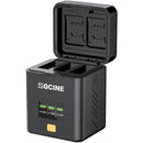 ZGCINE PS-OMC3 3-Bay Charging Case for Select DJI Osmo Batteries