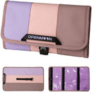 OPENMOON OYB26 Tri-Folding Storage Pouch (Purple & Pink)