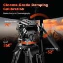 COMAN V7 Pro Fluid Video Head
