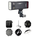 Godox AD200Pro II 2-Flash Portrait Photography Kit (Canon Transmitter)