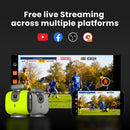 XbotGo Chameleon AI Auto-Tracking Camera for Youth/Amateur Sports & NT4 Tripod Kit (Lava Graphite)