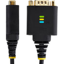 StarTech USB-A 2.0 to DB9 RS-232 Serial Adapter Cable with DB9 Nut Set (1')
