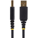 StarTech USB-A 2.0 to DB9 RS-232 Serial Adapter Cable with DB9 Nut Set (1')