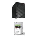 Asustor 8TB Drivestor 2 Gen2 2-Bay NAS Enclosure Kit (2 x 4TB)