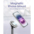 KraftGeek Magnetic Smartphone Tap-To-Open Tripod (Black)