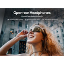 BleeqUp Ranger AI Sports Camera Glasses (White Frame, Blue Gold ZEISS Lens)