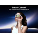 BleeqUp Ranger AI Sports Camera Glasses (White Frame, Blue Gold ZEISS Lens)