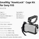 SmallRig HawkLock Handheld Cage Kit with D-Style Top Handle for Sony FX5